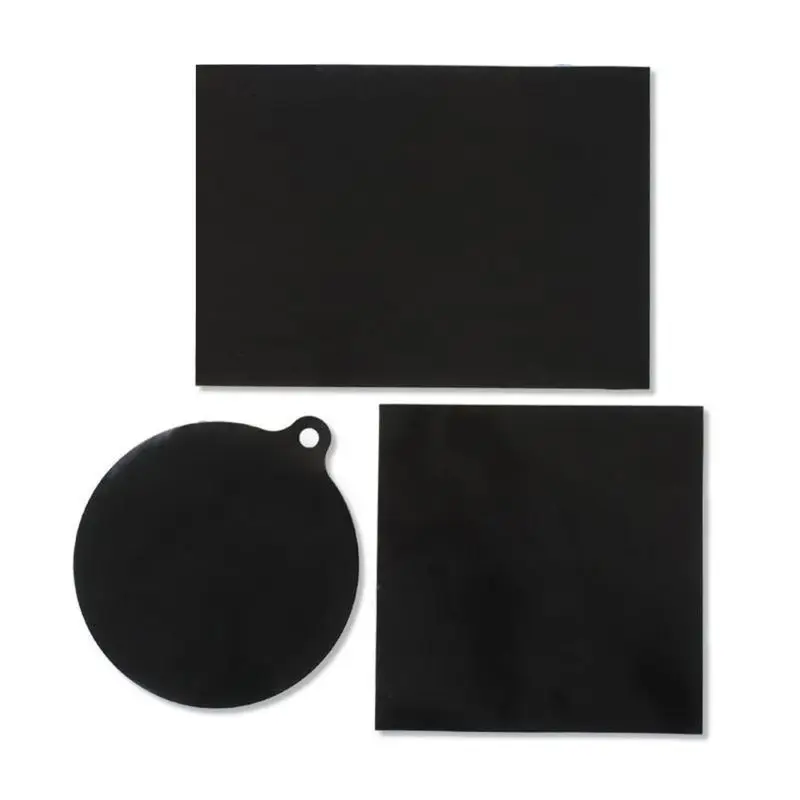 

Silicone Induction Cooker Protector Mat Heat Insulation Black Hot Pot Mat Reusable Cooktop Scratch Protector Cover for kitchen