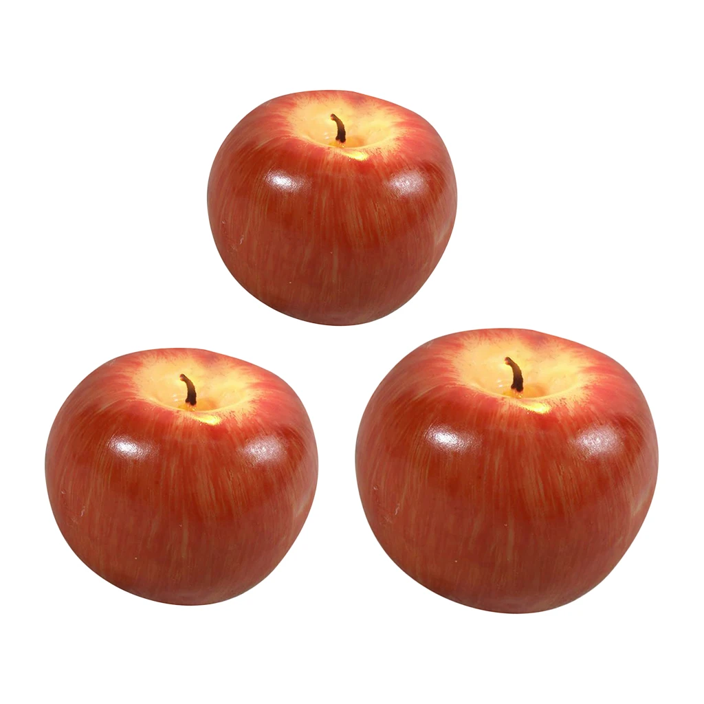 Artificial Apple Fragrant Candle for Romantic Wedding Birthday Xmas Party | Дом и сад