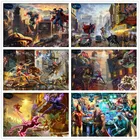 Набор для алмазной мозаики Thomas Kinkade, Набор для вышивки крестиком из мультфильма мстители