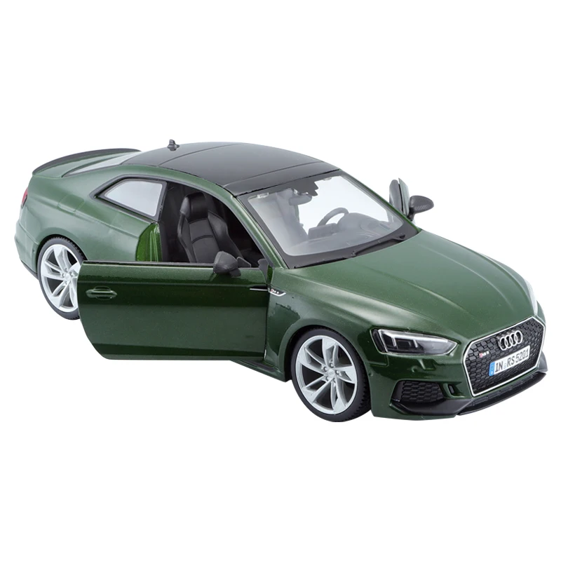 Bburago-coche de carreras de aleaci&oacute;n para Audi A1, veh&iacute;culo de lujo de aleaci&oacute;n, fundido a presi&oacute;n, coches de juguete, colecci&oacute;n de regalo, 1:24-2