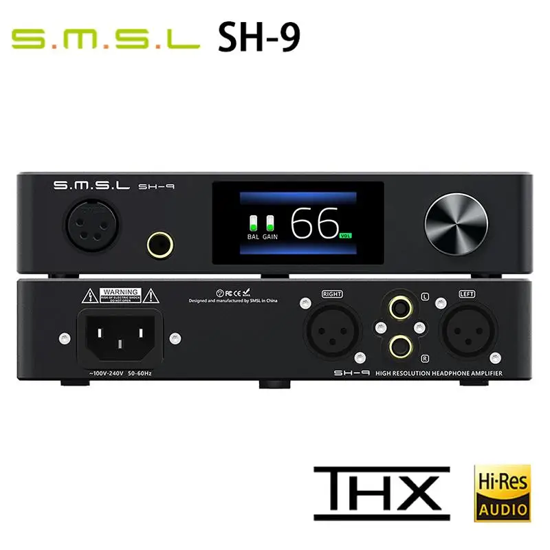 Koop Smsl Sh-9 Hoofdtelefoon Versterker THXAAA-888 Technologie Rca/Xlr Ingang 6.35Mm Evenwichtige Hifi Muziek Amp Hoofdtelefoon Versterker SH9
