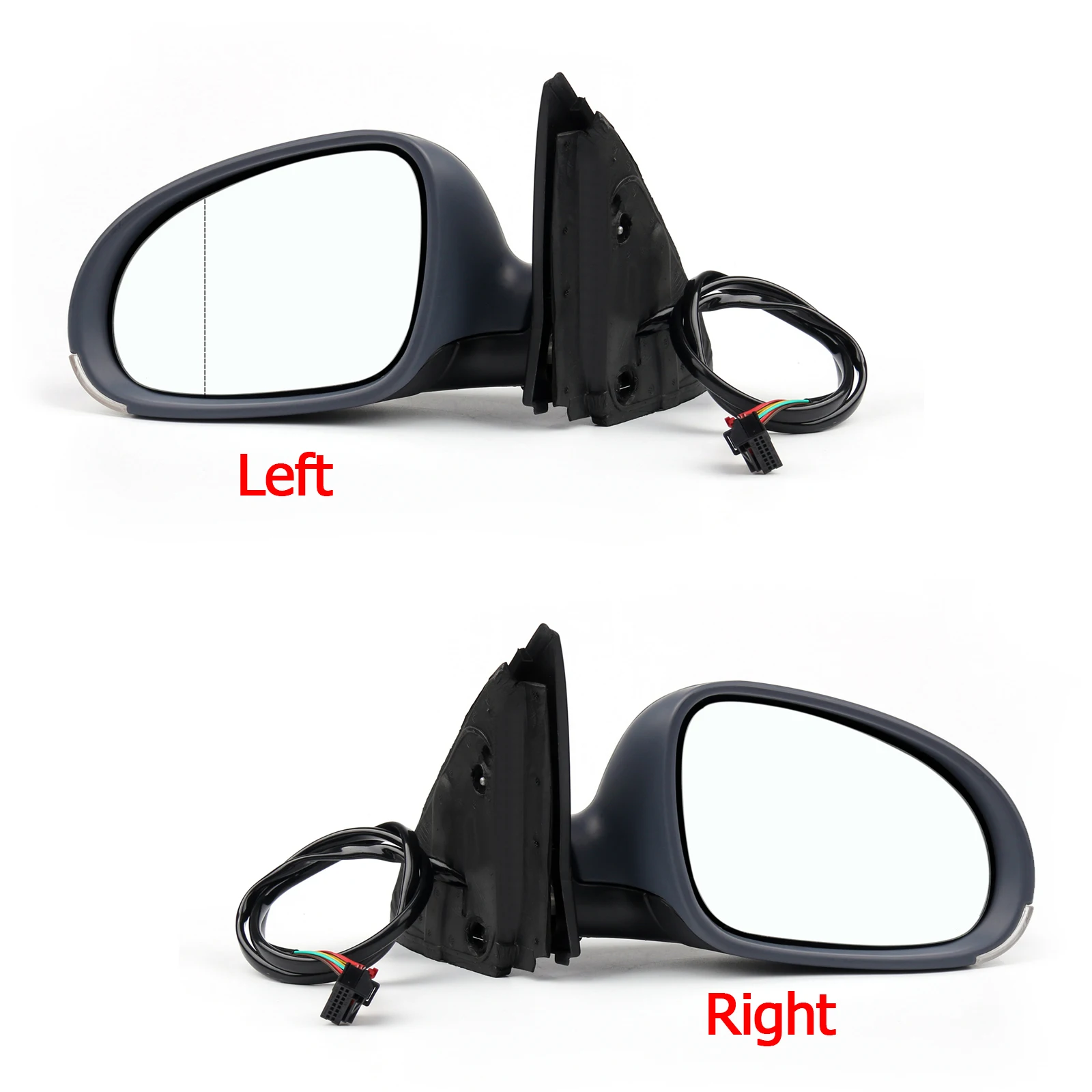 

Artudatech боковое зеркало с выпуклым подогревом, подходит для JETTA MK5 2005 2006 2007 2008 2009 1K1857507BG 1K1857508BG