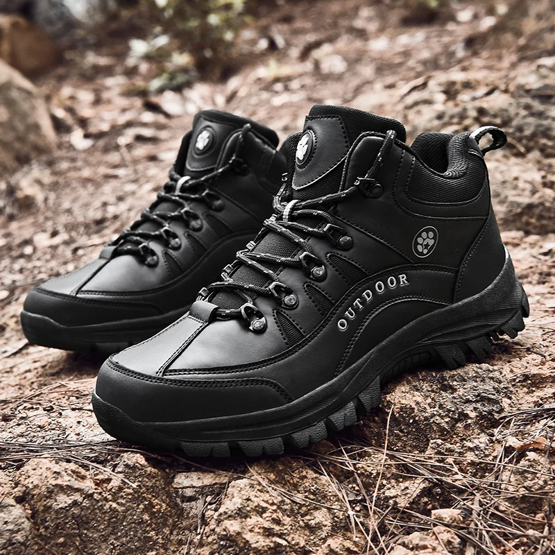 Outdoor High Ankle Combat Tactical Mens Boots Breathable Non-slip Mountain Climbing Men Army Military Hiking Shoes Male | Спорт и