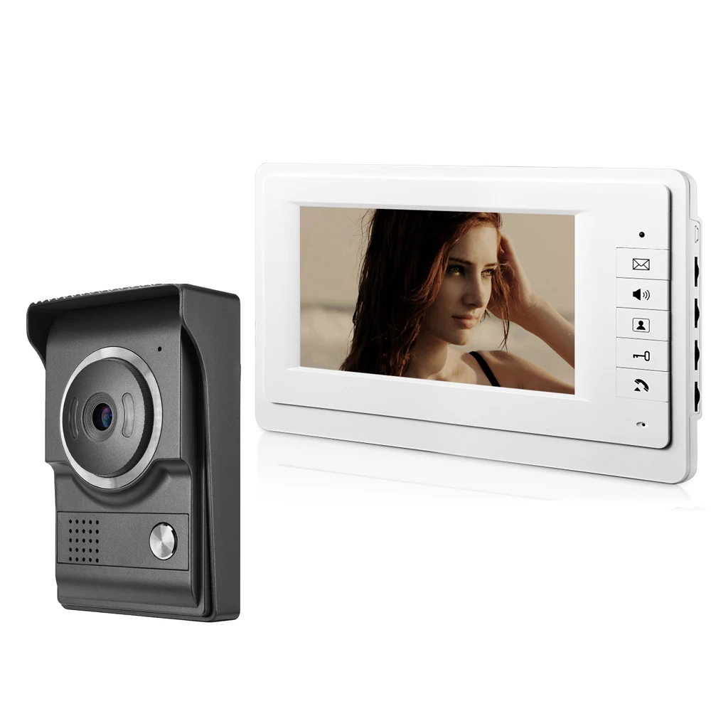 

SmartYIBA Video Door Phone Wired IR Sensor Camera Home Security Monitoring For Home Surveillance Doorbell Video Call Intercom