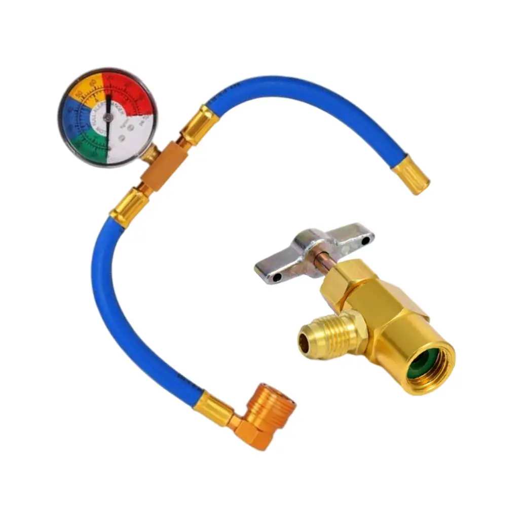 

Air Conditioning AC Charge Hose with Gauge Car Air Conditioning Car Car