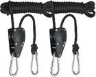 2 шт. 14 Inch 8 футов в длину Heavy Duty с регулировкой вешалка стойка для выращивания светильник комплект висит Ratchet каноэ лук короче галстук вниз