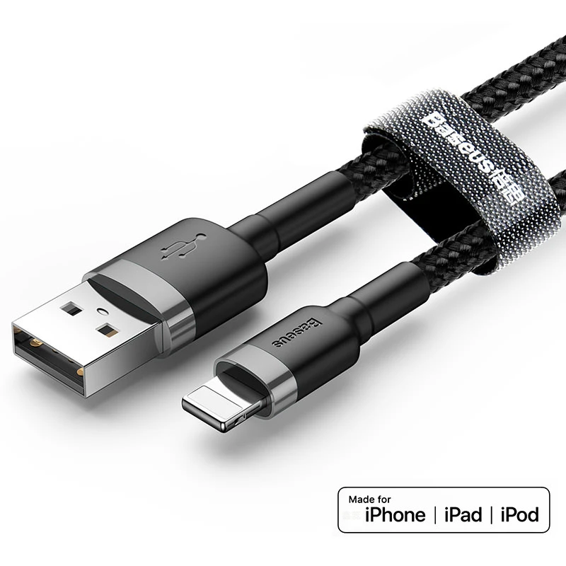 Usb кабель lightning для iPhone 11 pro xs max xr 8 7 6 plus 0 5 м 1 2 3 м|Кабели мобильных телефонов| |