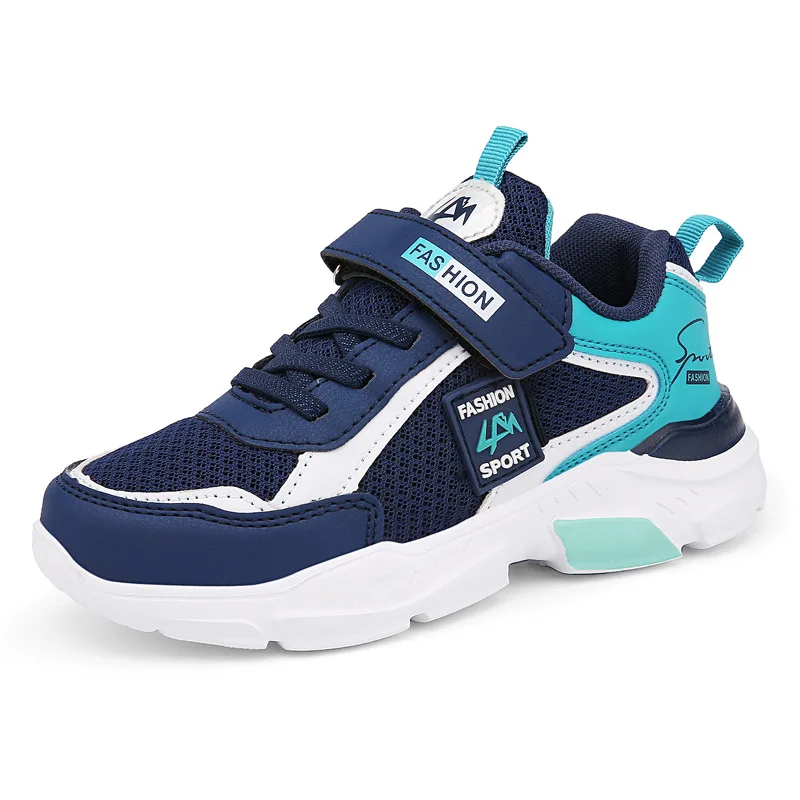 

kids sneakers spring shoe for boys Red sneakers leather mesh breathable summer sports outdoor running climbing men shoes