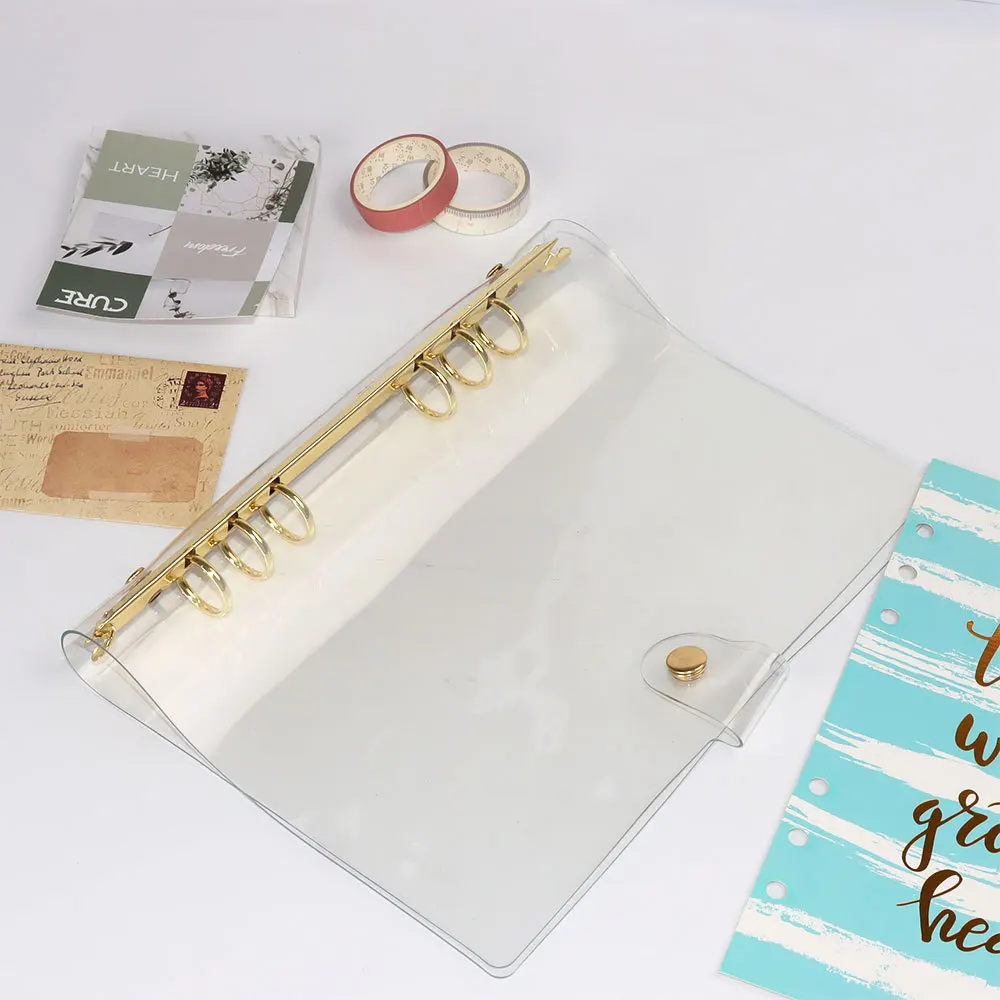 

Прозрачный переплетный блокнот S022