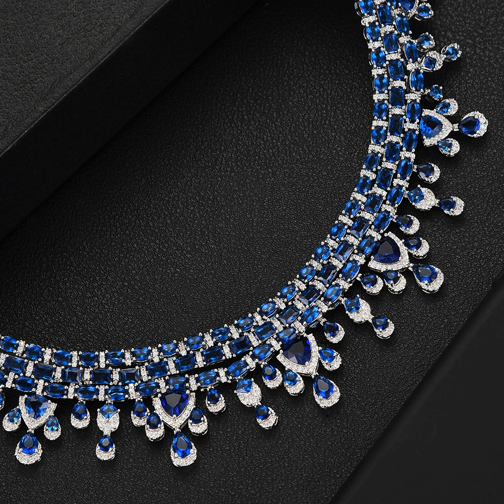 GODKI Luxury High End UAE Jewelry Sets For Women Wedding Necklace Earring Set Cubic Zircon Dubai Bridal jewelry 2020 | Украшения и