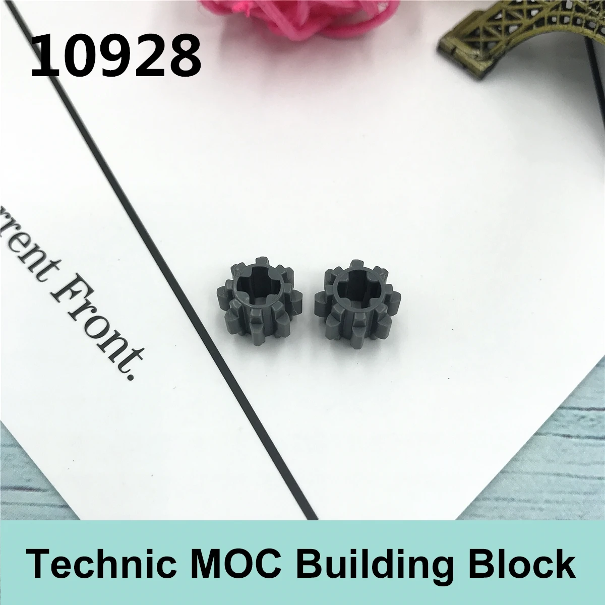 

10PCS Technology Building Block Parts Compatible with Famous Brand Technology MOC Parts 10928 8-tooth Gear