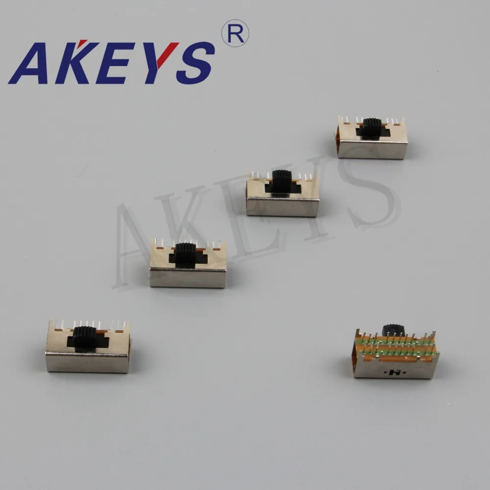 10PCS SK-44D04 4P4T Four pole four throw handle heights can be customized slide switch side insert 20 pin with 4 fixed | Обустройство