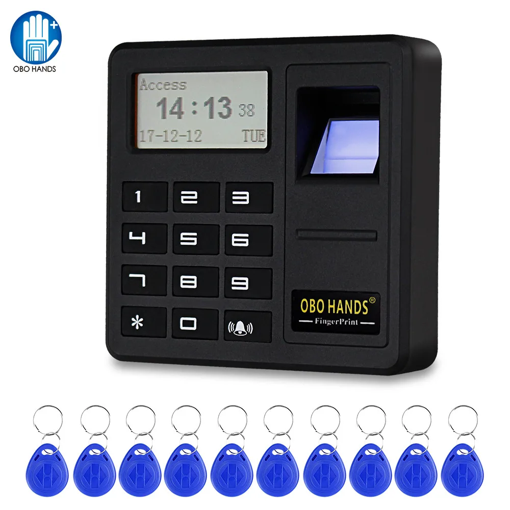 OBO Hands Биометрическая Клавиатура контроля доступа по отпечаткам пальцев RFID карта