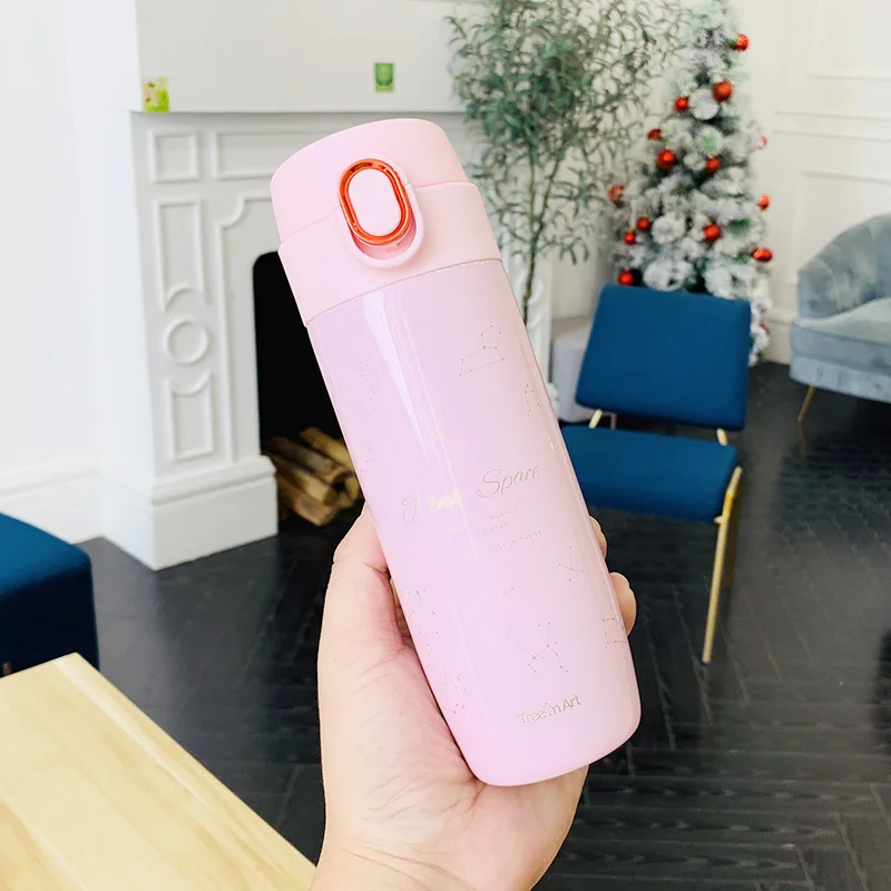 Keelorn 280ml Vacuum Flasks Thermoses Cup Twelve constellation bullet Portable Thermal Mug Business Thermoscup | Дом и сад
