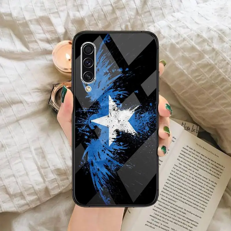

Somali Somalia National Flag Phone Case Tempered glass For Samsung S6 S7 edge S8 S9 S10 e plus note8 9 10 pro
