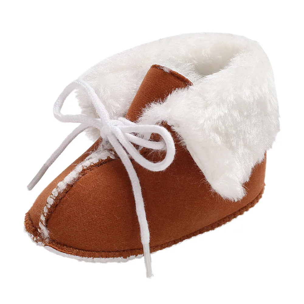 

2019 Fashion Newborn Baby Infant Toddler Boy Girl Unisex Casual Snow Boots Crib Shoes Prewalker Booties Dropshipping 11