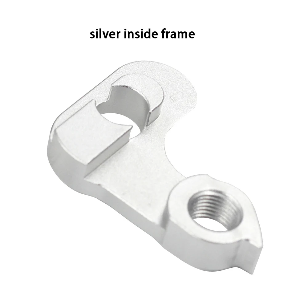 inside frame silver SILVEROCK задний переключатель Вешалка выпадающая одна скорость конвертировать в внешнюю 3 скорости фиксированная передача складные велосипеды задний редуктор механический адаптер - Цвет: inside frame silver