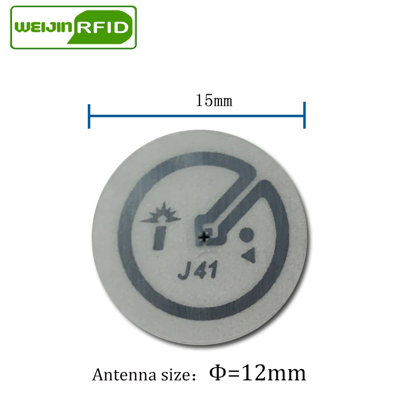 UHF RFID бирка наклейка Impinj J41 влажная инкрустация EPC6C 915mhz868mhz860 960MHZ 5000 шт Бесплатная