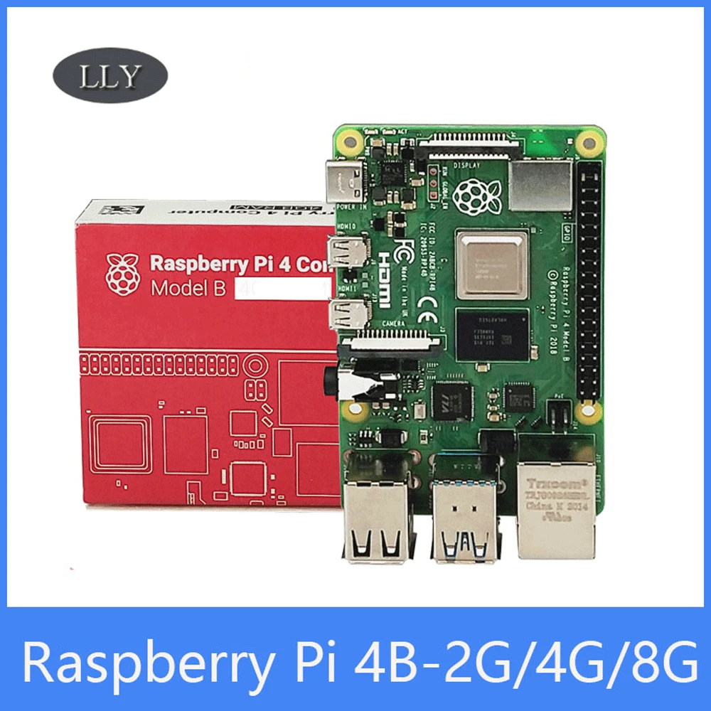 Raspberry Pi 4 Model B 2-4-8GB RAM Linux DevelopMent Board Cortex-A72
