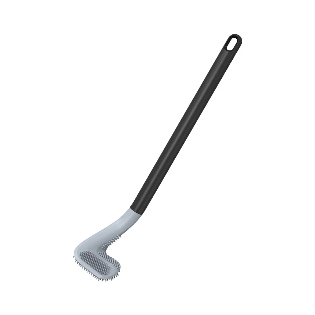 

Long Handle Toilet Cleaning Brush Silicone Toilet Brush for Bathroom Toilet Cleaning Tools Brushs Bendable Head Home Accessories