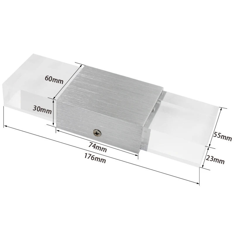6 Вт бра квадратный светодиодный акриловый настенный светильник кристалл
