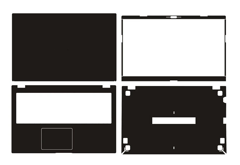 

Laptop Sticker Skin Decal Carbon fiber Cover Protector for Asus PX574F 15.6"