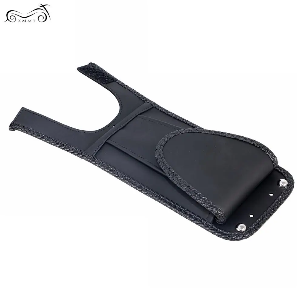 Черный нагрудник с сумкой для ночного поезда Harley Softail Custom FXSTC Deluxe FLSTC FXSTS EFI FXSTBI 01-06 |