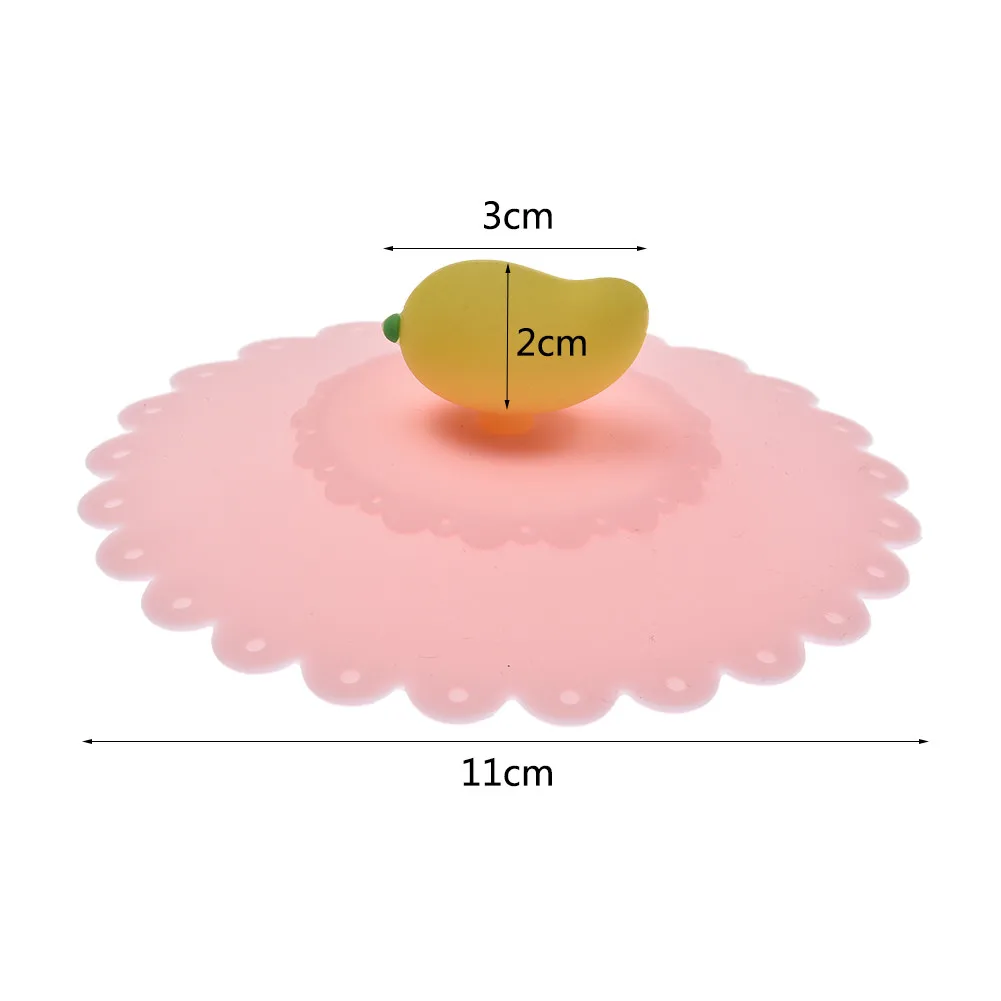 

Hot Silicone Cup Cover Dustproof Leakproof Tea Coffee Sealed Lids Cap Anti-dust Reusable Seal Suction Airtight Cup Cap