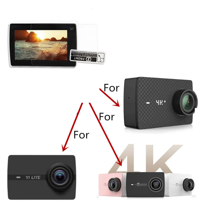 Набор аксессуаров GloryStar для Xiaomi yi 4k комплект Yi Lite xiaomi plus чехол монопод штатив