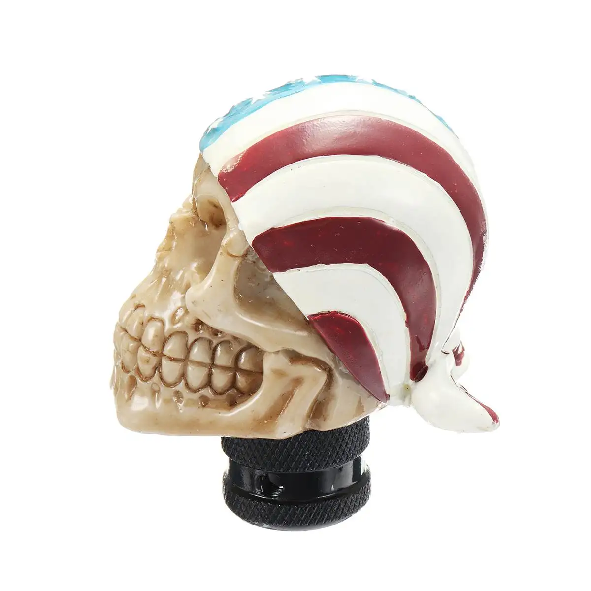 Универсальная автомобильная головка черепа американский флаг ручная ручка