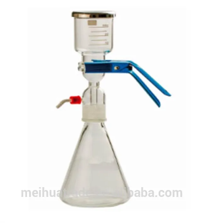

Solvent filtration apparatus for chemistry lab use