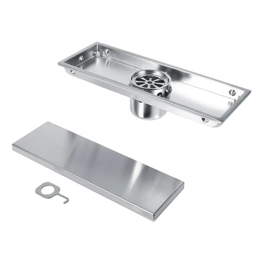 Floor Drain Cover 30 * 11cm Linear Shower Tile Insert Channel for Bathroom Kitchen Accessories | Обустройство дома