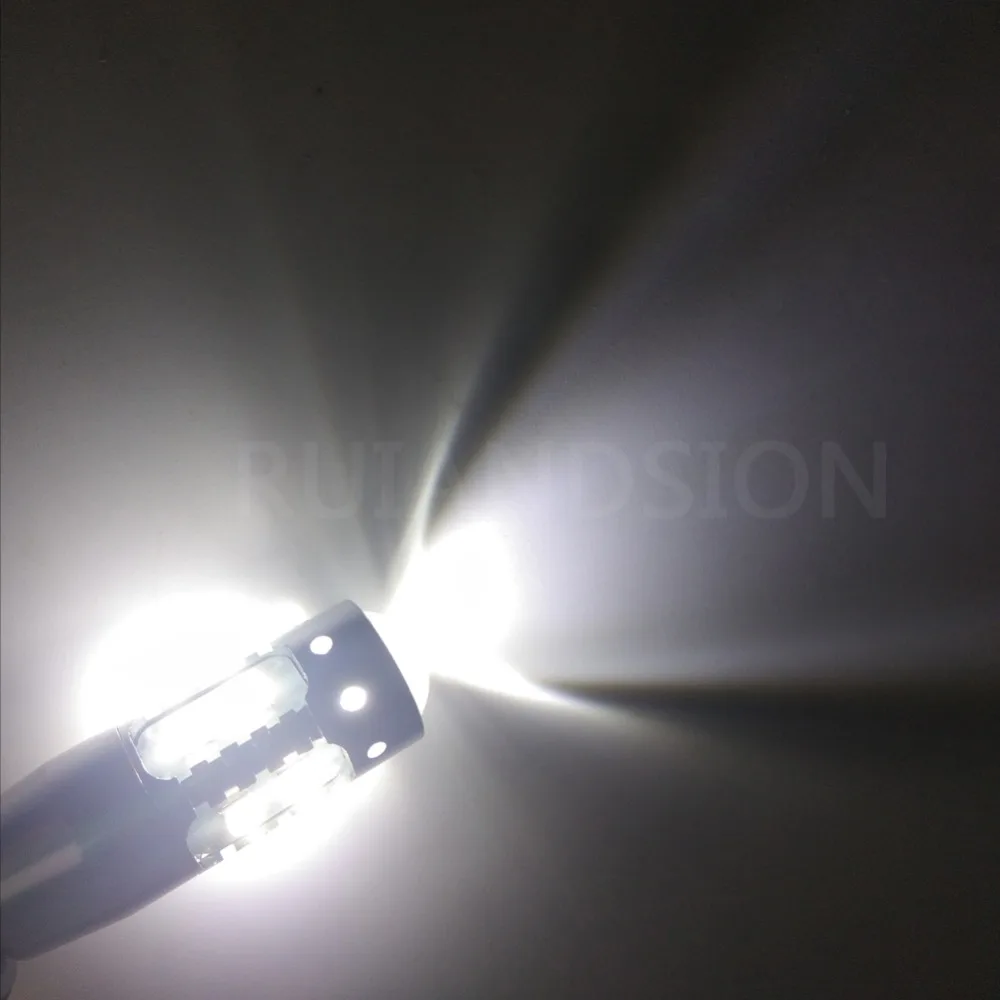 2 шт. 80 Вт AC12V 24 в супер яркий 1200lm T10 Canbus W5W CREEchip 16smd Автомобильный светодиодный Белый без ошибок зазор внутренние боковые лампочки