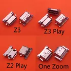 2 шт. разъем Type C Micro USB разъем для зарядки док-станция для Motorola Moto Z3  Z3 Play  Z2 Play  One Zoom