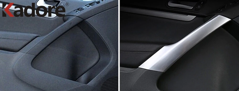 Для Volkswagen Tiguan 2009-2011 2012 2013 2014 2015 ABS Матовый внутренняя Боковая дверь подлокотник