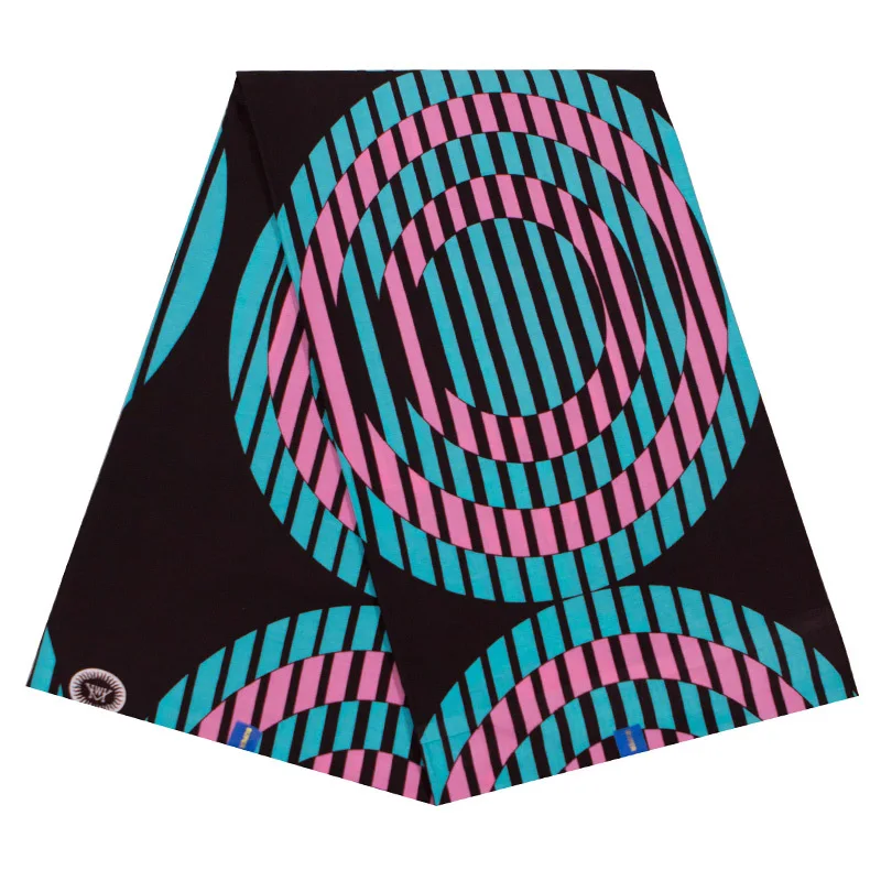 

Африканские принты из Анкары, батик, 100% хлопчатобумажная ткань, настоящая ткань, воск, Африканский стиль, лучшее качество, африканская ткань...