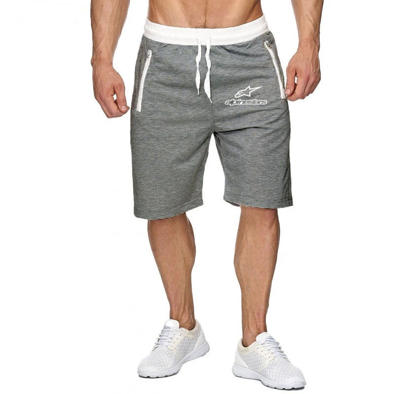 

Alpinestars Men Bodybuilding Shorts Fitness Running Shorts Knee Length Men Workout Casual Homme Shorts Breads Men Clothing Men