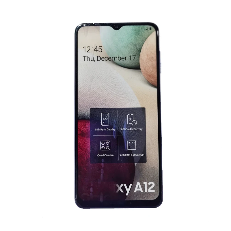 

Non-working mobilephone display sample for samsung galaxy A12, dummy plastic material Mobilepone for samsung galaxy a12