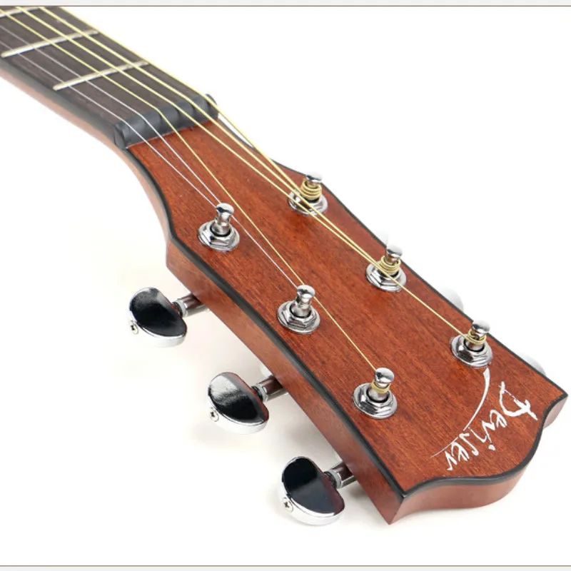 Гитара акустическая электрическая все Сапеле ель стальная струна 40 дюймов ABody