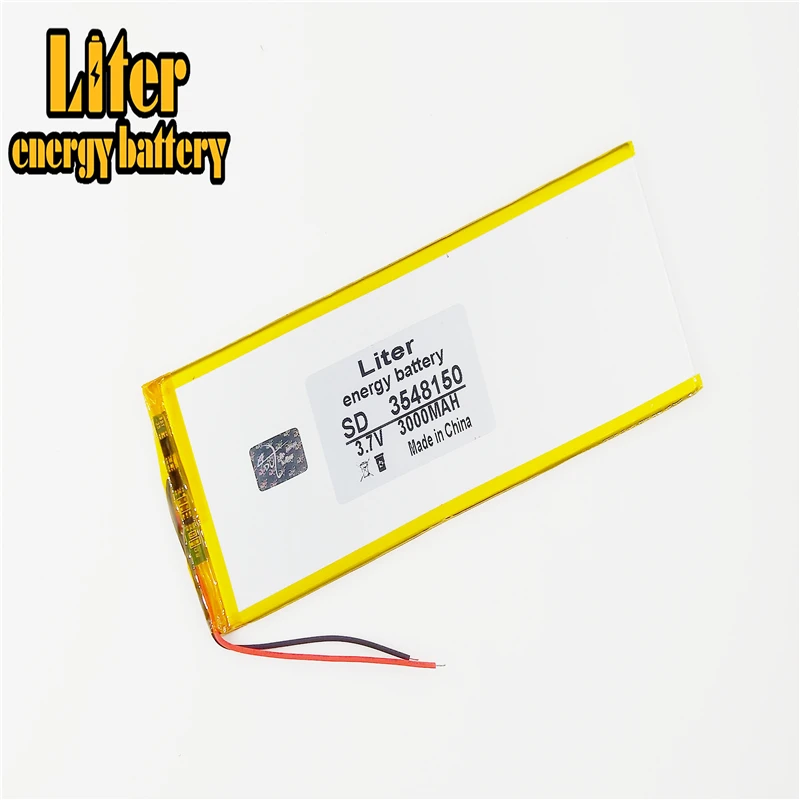 3 7 V 3000mAh литий-полимерный аккумулятор планшета 3548150 3550150 таблетка батареи