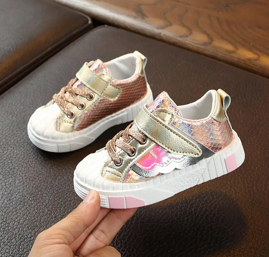 Новые осенние детские уличные кроссовки для маленьких девочек и мальчиков