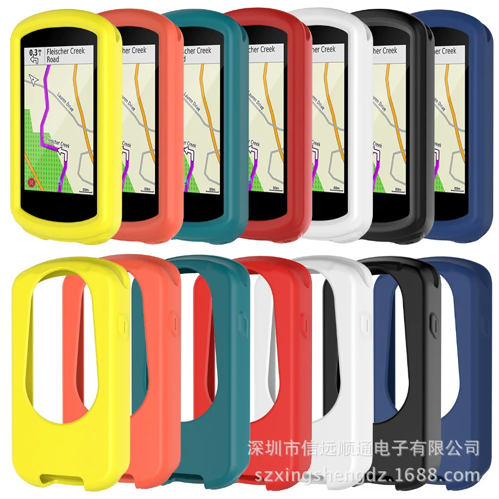 Противоударный Водонепроницаемый силикагелевый чехол для Garmin Edge 1030 Plus GPS матовый