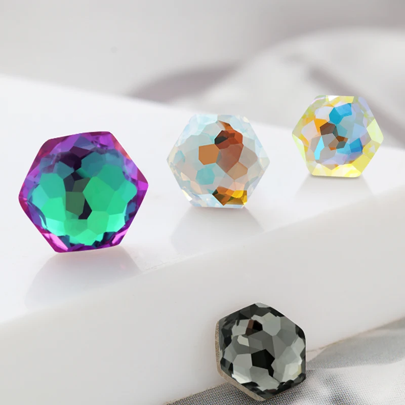 Новинка высокое качество шестиугольник K9 с кристаллами стразы сделай сам одежда