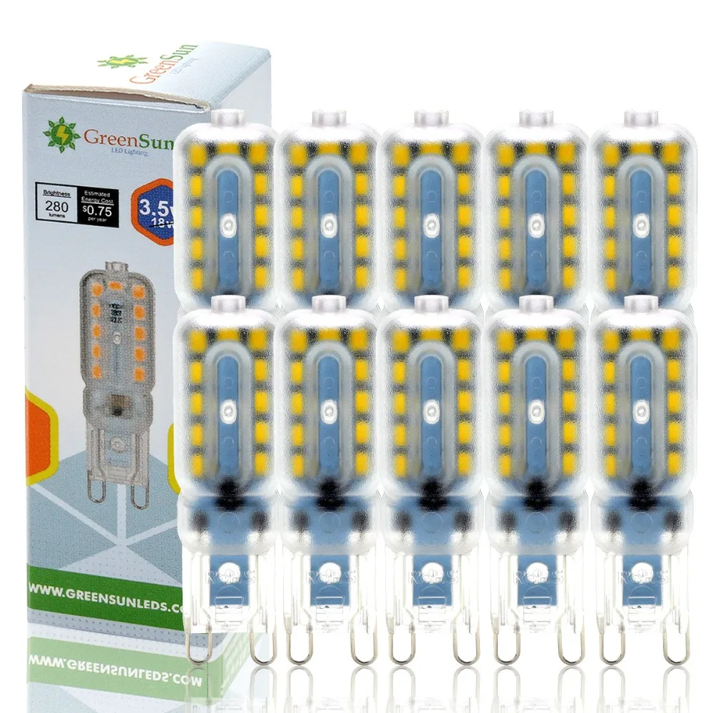 3PCS G9 Transparent Capsule Led Bulb 3.5W 220V Lamp Decor LED Spot Light Replace Halogen Chandelier | Лампы и освещение