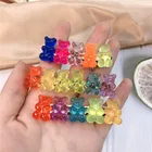 1 шт. желе медведь цвет красочные модные заколки для волос головной убор девушки женщины Корея конфеты цвет Шпильки зажимы для волос Утконос