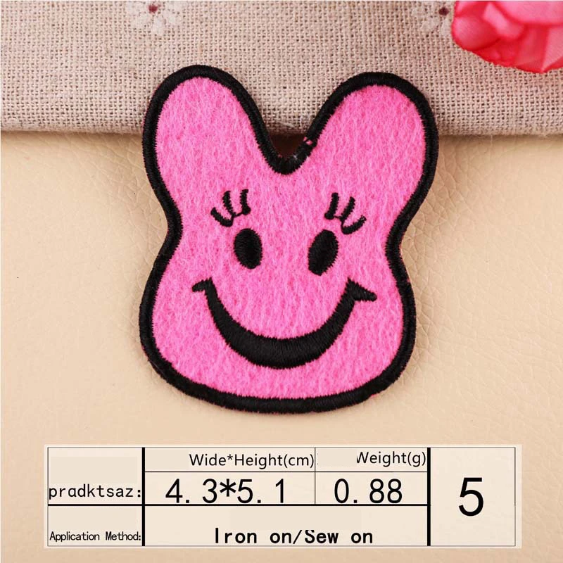 Мультяшные вышитые нашивки со слоном аппликации с утюгом медведем солнце