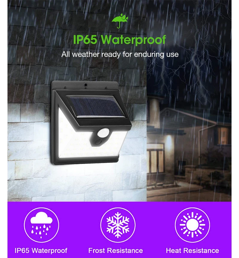 Открытый солнечный светильник s 40 светодиодный Солнечная Лампа для проектора