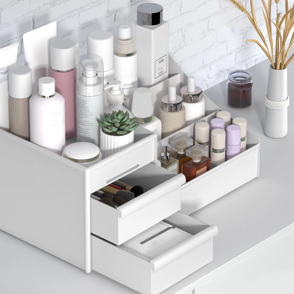 

Plastic Makeup Drawers Organizer Box Jewelry Storage Box Container Make Up Cosmetic Case Box