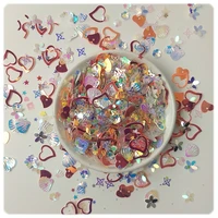 10g glitter heart sequins for decor valentines day wedding diy crafts paillettes shell flower star nail art sequins lentejuelas