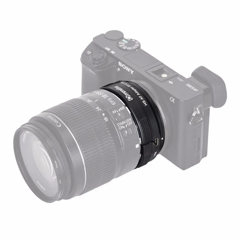 Новый слайдер Commlite EF-E HS адаптер с автофокусом для объектива USM Canon EF EF-S Крепление